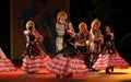 Spectacular Bashkir folk dance stage performers